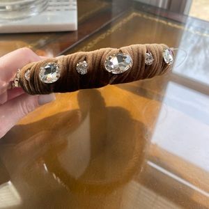 Anthropologie jewel gem rhinestone embellished headband! New!